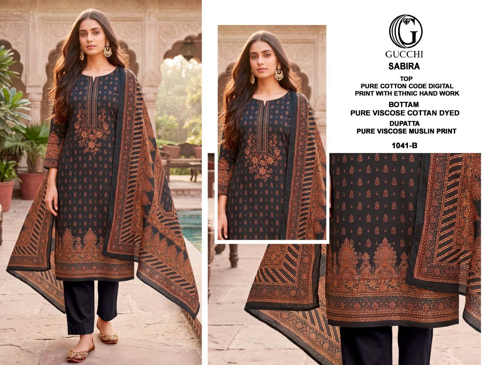 SABIRA 1041 Series By Fashid Beautiful Festive Suits Stylish Fancy Colorful Casual Wear & Ethnic Wear Pure Cotton Print Dresses At Wholesale Price